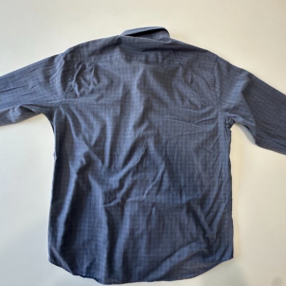 Peter Millar Collection Flex Finish Shirt Mens XL Blue Plaid MSRP $248 - Picture 4 of 6